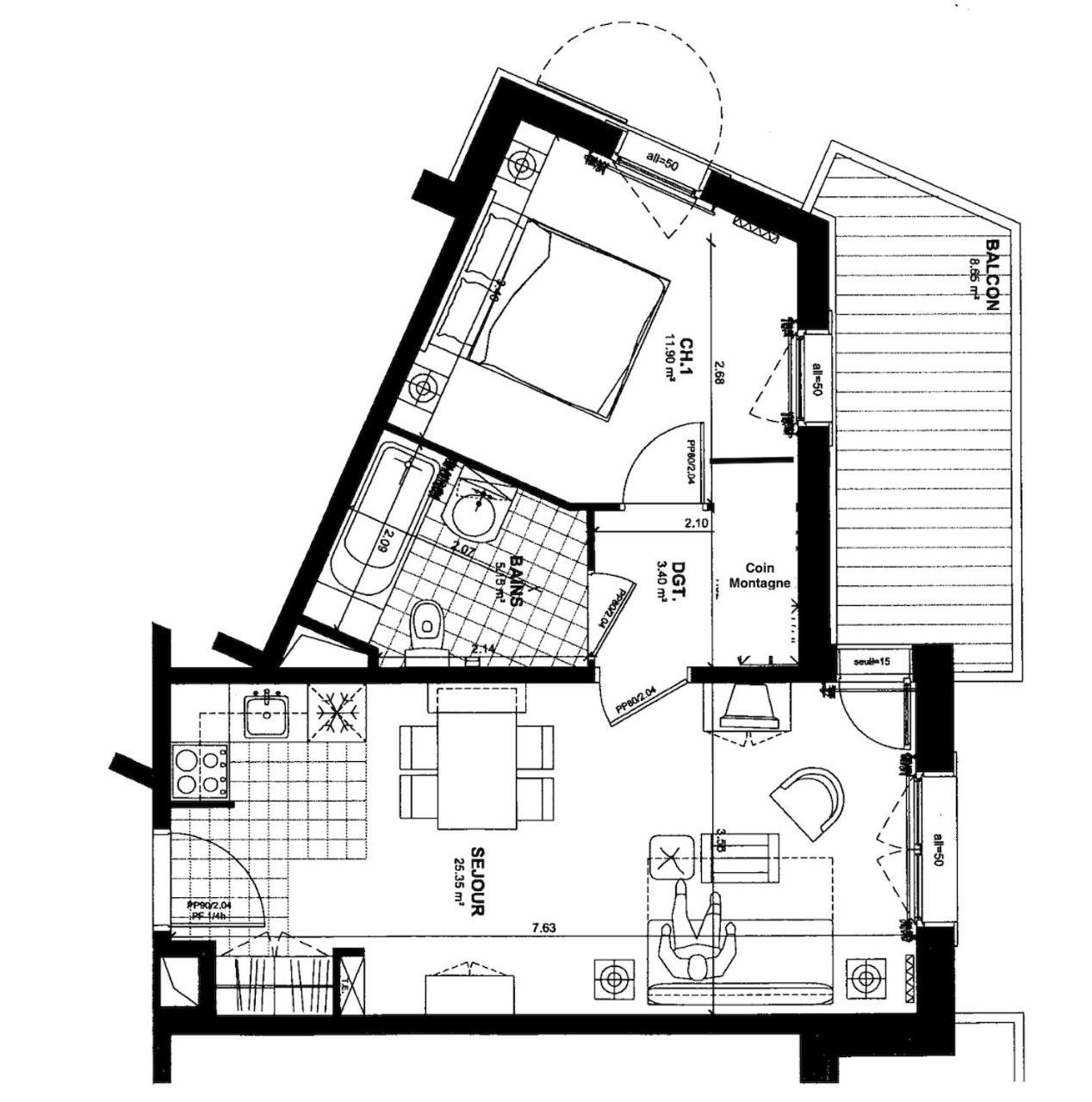 Arc 1950 - Appartement 2 Chambres - Ski-In & Out - Grande Terrasse Ensoleillee Les Arcs  Eksteriør billede
